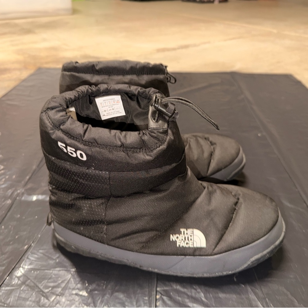 The North Face Black Quilted Booties